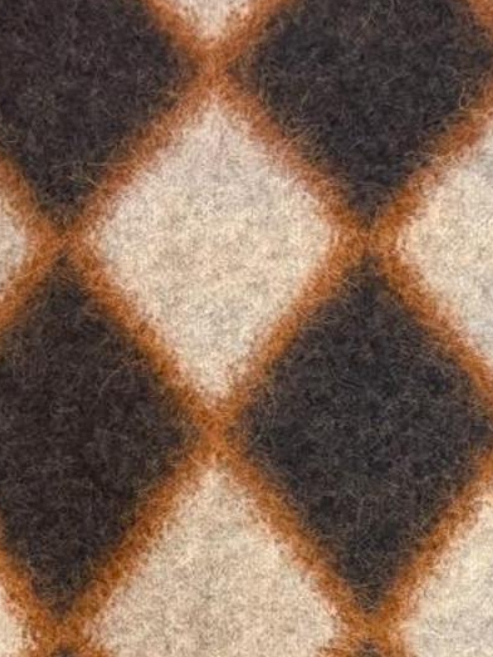 AllSaints Viper Jacquard Wool Crewneck Sweater M Fall Hues - Picture 9 of 13
